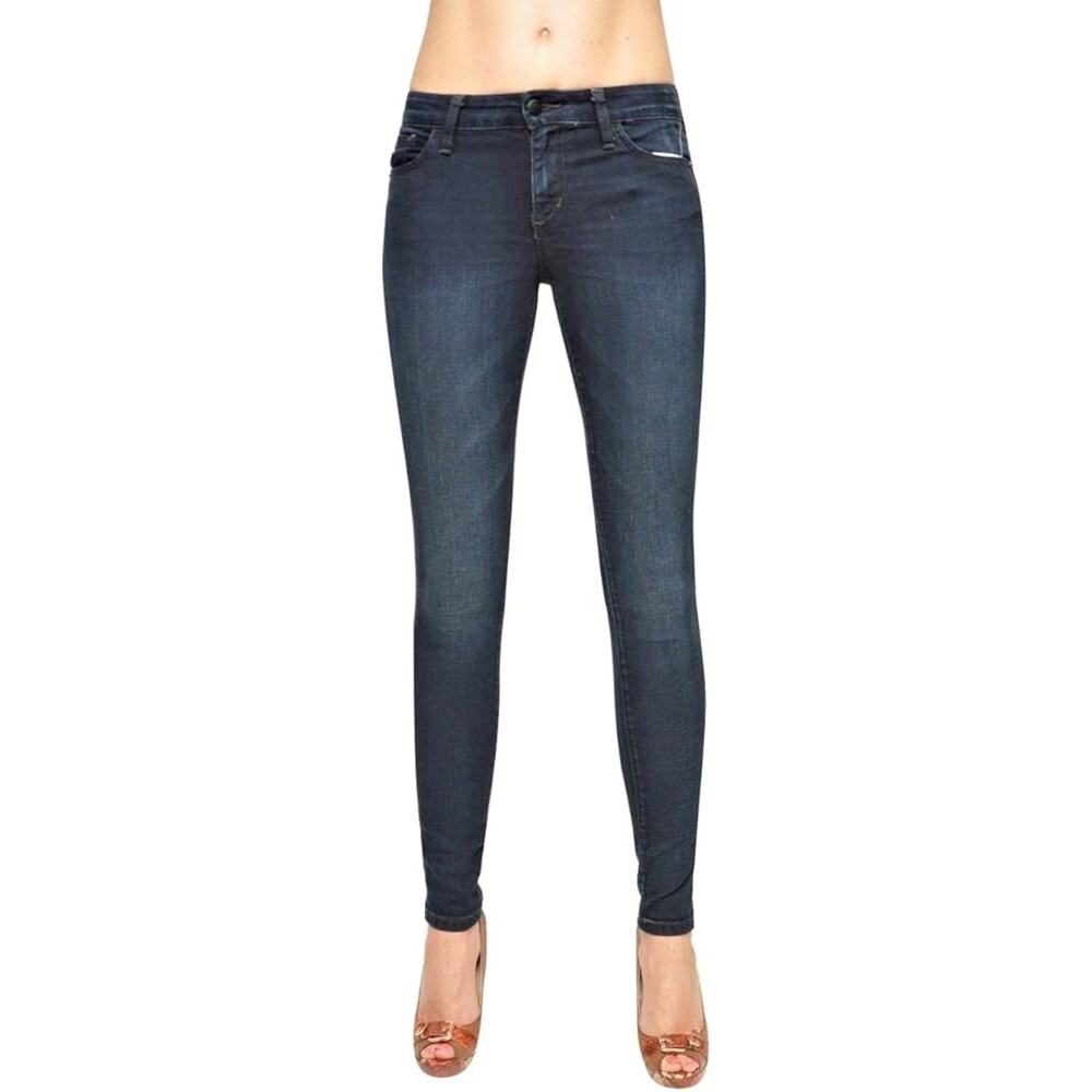 Joe's Womens 26 Dark Wash Skinny Ankle Jeans Stretch Mid Rise Denim Casual